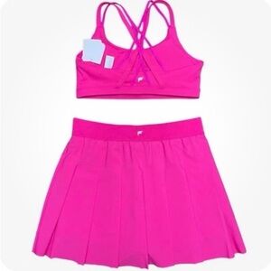 Fabletics Pink Skirt Set